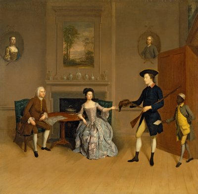 John Orde, His Wife Anne, and His Eldest Son William by Arthur Devis